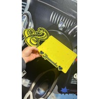 Karamamba Yazılı Kobra Özel Tasarım Pleksi Motosiklet Plakalık