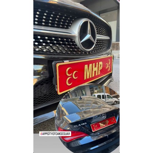 MHP Showroom Dekor Plaka, Milliyetçi Hareket Partisi Pleksi Dekor Plaka