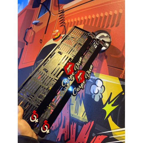 Carpe Diem Özel Tasarım Lüks Pleksi Plakalık