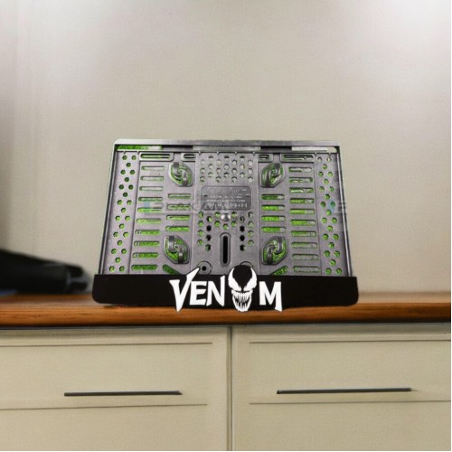 Venom Özel Tasarım Lüks Motosiklet Pleksi Plakalık