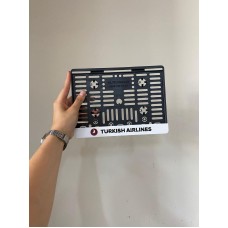 Turkish Airlines Özel Tasarım Lüks Motosiklet Pleksi Plakalık