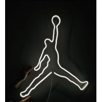 Jordon NBA Dekoratif Neon Led Tablo, Neon Duvar Tabela