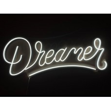Dreamer Yazılı Dekoratif Neon Led Tablo, Neon Duvar Tabela