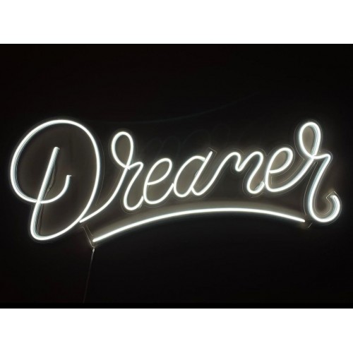 Dreamer Yazılı Dekoratif Neon Led Tablo, Neon Duvar Tabela