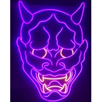 Şeytan Figürlü Dekoratif Neon Led Tablo, Neon Duvar Tabela Şeytan Figürlü Dekoratif Neon Led Tablo, Neon Duvar Tabela