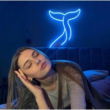 Deniz Kızı Dekoratif Neon Led Tablo, Neon Duvar Tabela