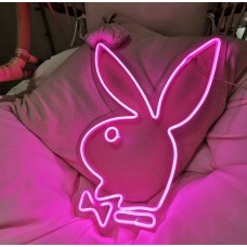 Playboy Tavşan Dekoratif Neon Led Tablo, Neon Duvar Tabela