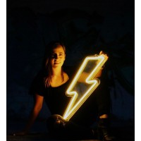 Şimşek Dekoratif Neon Led Tablo, Neon Duvar Tabela