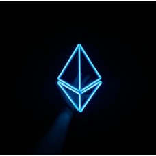Ethereum Dekoratif Neon Led Tablo, Neon Duvar Tabela