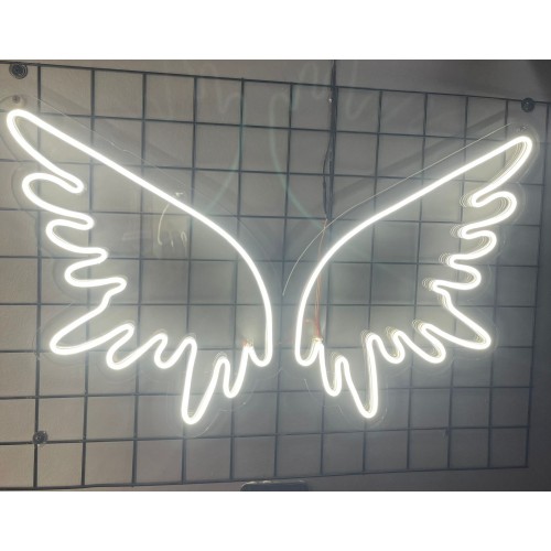 Melek Kanadı Dekoratif Neon Led Tablo, Neon Duvar Tabela