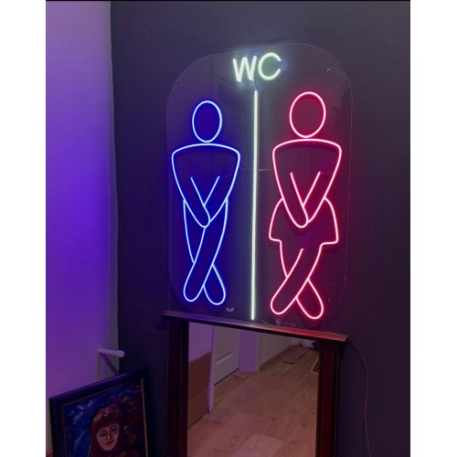 Bay Bayan WC Dekoratif Neon Led Tablo,WC Neon Duvar Tabela Bay Bayan WC Dekoratif Neon Led Tablo,WC Neon Duvar Tabela
