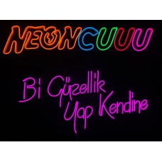 Bi Güzellik Yap Kendine Dekoratif Neon Led Tablo, Neon Tabela
