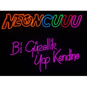 Bi Güzellik Yap Kendine Dekoratif Neon Led Tablo, Neon Tabela