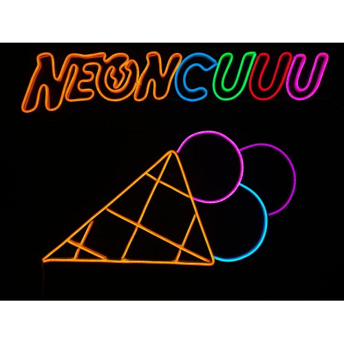 Dondurma Dekoratif Neon Led Tablo, Neon Duvar Tabela