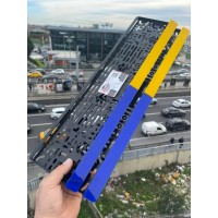 Sarı Lacivert Özel Tasarım Lüks Pleksi Plakalık