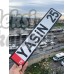 İsme Özel Plaka, İsimli Dekor Araç Plakası, Kişiye Özel 3d Kabartma Metal Plaka (Kırmızı TR)
